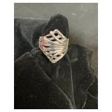 9.25 silver band ring size 7