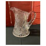 Antique ABP cut glass water picture