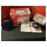 36. LED solar powered security light.