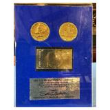 US bicentennial gold set