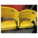 Stadium seats from Riverfront Stadium