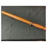 Vintage wooden police baton