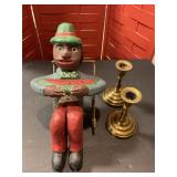 Vintage style wooden folk art