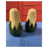 Vintage corn shaped salt and pepper shakers