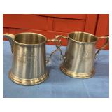 Justins pewter cream and sugar set