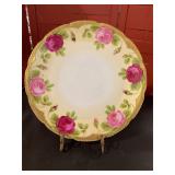 Vintage Prussia hand painted porcelain plate
