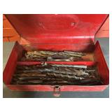 Metal box of Drill bits