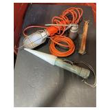 Work light/ Oil can / flashlight/ wire Brush