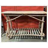 Console Table made of Tree Limbs 29"T x 43" long