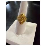 14 karat gold tone ring size 7