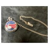 Concept quartz Eagle pocket watch