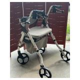 Medline Walker with brakes seat needs cleaned