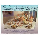20 piece bunny, rabbit garden party TEA set