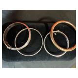 4 Bangle bracelets