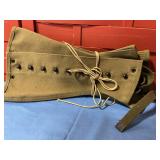 Pair of WW two US Army OD canvas leggings