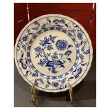 Blue Elbe 8" glass plate