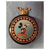 Disney Mickey Mouse pocket watch in collectors tin