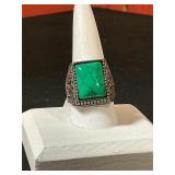 Costume turquoise ring size 11