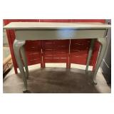 Green sofa table -wooden