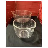 2 Fire king Bowls with Spouts