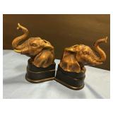 Breast elephant book ends