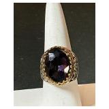 Vintage look costume ring size 9