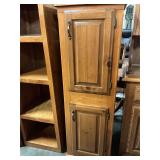 2 Door Cabinet 55" t. 18" w. 17" Deep