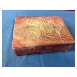 Vintage style trinket box /seashell design