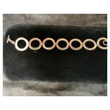 9.258 inch silver bracelet