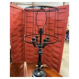 Black Metal Lamp- No Shade