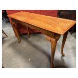 Console table -Oak 33 inches tall 51 inches long