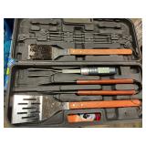 Grill tools in case