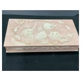 Incolay Stone w/ cats trinket box