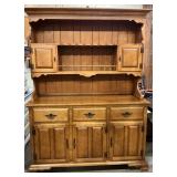 Vintage Maple Hutch- Matches lot #176