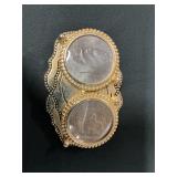 Eisenhower Dollar belt buckle