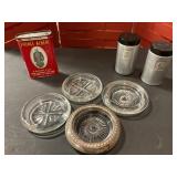 Prince Albert can, 4 glass coaster