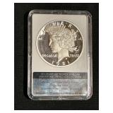 1921 piece silver dollar .999 silver- COPY