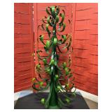 Green metal Christmas tree 3 foot tall