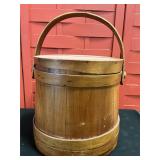 Vintage Wooden Firken/ Sugar bucket