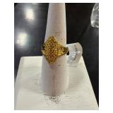14 karat gold tone ring size 7