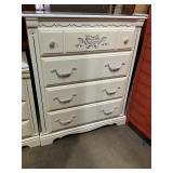Lea Furniture 5 Drawer Chest and Chair