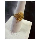 14 karat gold tone ring size 7