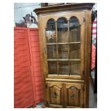Corner China Cabinet- lighted