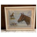 Sea Biscuit Framed Art 16ï¿½ x 20ï¿½
