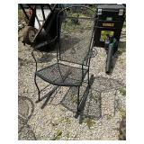 Wrought Iron Rocking Chair