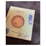 1908 Silver dime
