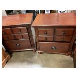 Matching side tables / nightstands