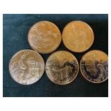 1 Oz Copper Coins- 5
