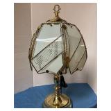 Brass & Glass Touch Table lamp