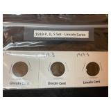 1919  P, D, and S set ï¿½ Lincoln Cents